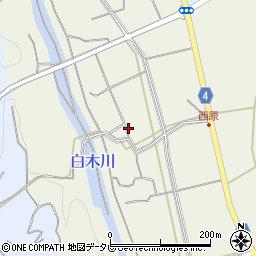 福岡県八女市立花町白木115周辺の地図