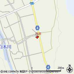 福岡県八女市立花町白木143-1周辺の地図