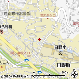 長崎県佐世保市日野町1812周辺の地図