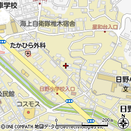 長崎県佐世保市日野町1274周辺の地図