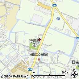 福岡県柳川市田脇594周辺の地図