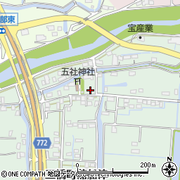 福岡県柳川市三橋町蒲船津839周辺の地図