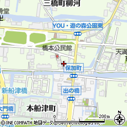 福岡県柳川市三橋町柳河1088周辺の地図