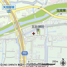 福岡県柳川市三橋町蒲船津847-2周辺の地図