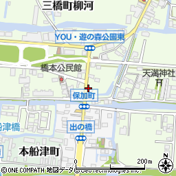 福岡県柳川市三橋町柳河1069周辺の地図
