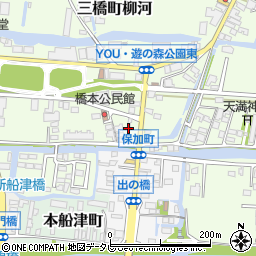 福岡県柳川市三橋町柳河1096周辺の地図