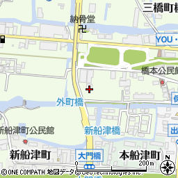 福岡県柳川市三橋町柳河1009周辺の地図