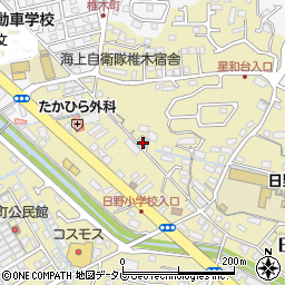 長崎県佐世保市日野町1272周辺の地図