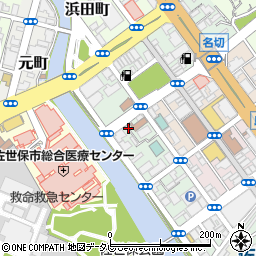 長崎県佐世保市湊町6-9周辺の地図