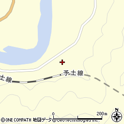 高知県高岡郡四万十町上宮26周辺の地図