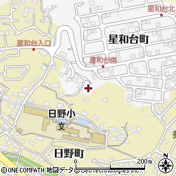 長崎県佐世保市星和台町2-13周辺の地図
