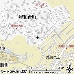 長崎県佐世保市星和台町18-12周辺の地図