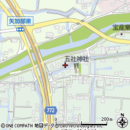 福岡県柳川市三橋町蒲船津842周辺の地図