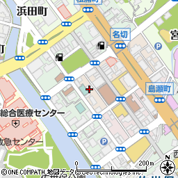 長崎県佐世保市常盤町8-17周辺の地図