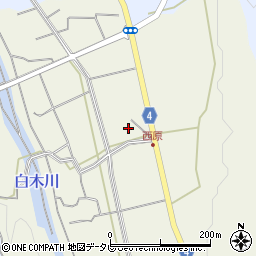福岡県八女市立花町白木120周辺の地図