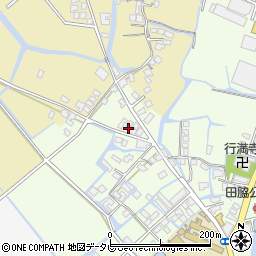 福岡県柳川市田脇655周辺の地図