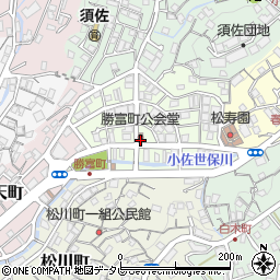 勝富町公会堂周辺の地図