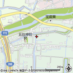福岡県柳川市三橋町蒲船津851周辺の地図