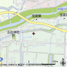 福岡県柳川市三橋町蒲船津857周辺の地図