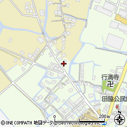 福岡県柳川市田脇652周辺の地図
