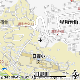 長崎県佐世保市星和台町2-4周辺の地図