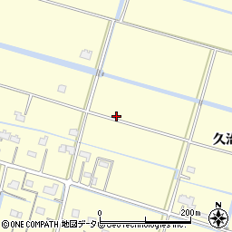 佐賀県杵島郡白石町久治周辺の地図