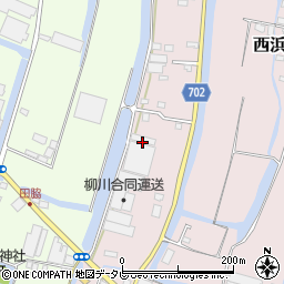 福岡県柳川市西浜武462周辺の地図