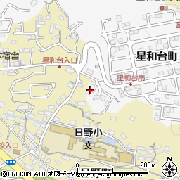長崎県佐世保市星和台町2-2周辺の地図