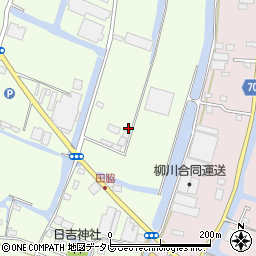 福岡県柳川市田脇319周辺の地図
