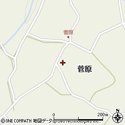 大分県玖珠郡九重町菅原417周辺の地図