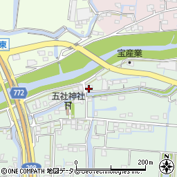 福岡県柳川市三橋町蒲船津726-1周辺の地図