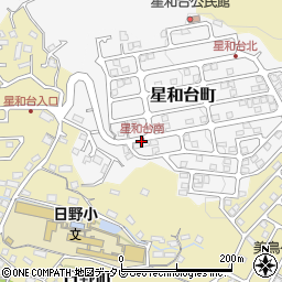 星和台南周辺の地図