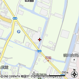 福岡県柳川市田脇213周辺の地図