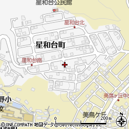 〒858-0924 長崎県佐世保市星和台町の地図