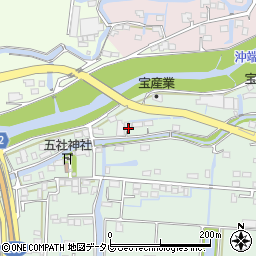 福岡県柳川市三橋町蒲船津725周辺の地図
