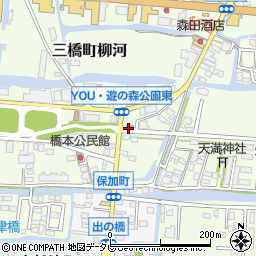 橋本簡易郵便局周辺の地図