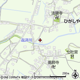 福岡県みやま市瀬高町小田1618周辺の地図