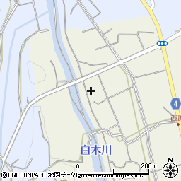 福岡県八女市立花町白木45周辺の地図