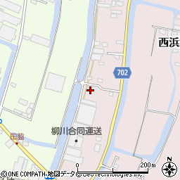 福岡県柳川市西浜武454-10周辺の地図