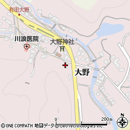 佐賀県西松浦郡有田町大野乙2647周辺の地図
