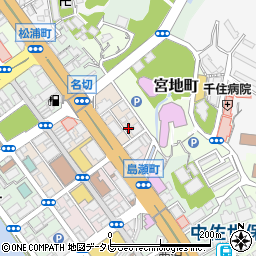 長崎県佐世保市常盤町2-3周辺の地図