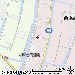 福岡県柳川市西浜武454周辺の地図