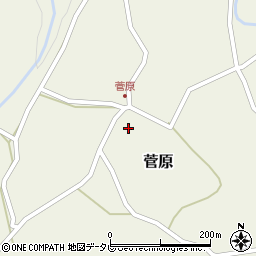 大分県玖珠郡九重町菅原414周辺の地図