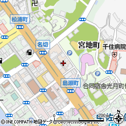 長崎県佐世保市常盤町2-4周辺の地図