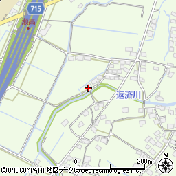 福岡県みやま市瀬高町小田1701周辺の地図