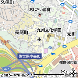 長崎県佐世保市泉町周辺の地図