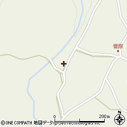 大分県玖珠郡九重町菅原457周辺の地図