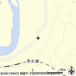 高知県高岡郡四万十町上宮93-2周辺の地図