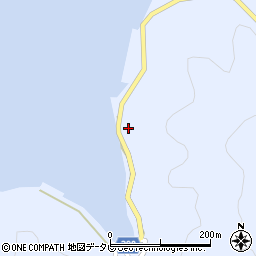 愛媛県宇和島市日振島642周辺の地図