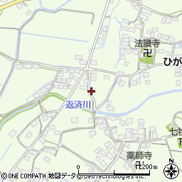 福岡県みやま市瀬高町小田1634周辺の地図